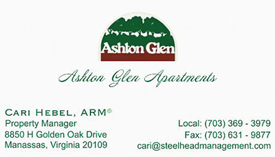 Ashton Glen Business Card